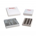 Argos Technologies PolarSafe® Cardboard Freezer Box, 5-1/4" x 5-1/4" x 1", with 196-Place Divider for PCR Tubes