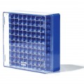 PC Cryoboxes with 100 cell dividers, 1.8mL/2.0mL, Blue