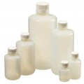 Thermo Scientific™ Nalgene™ Narrow-Mouth HDPE Packaging Bottles with Closure: Sterile, Shrink-Wrapped Trays