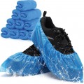 Cleanroom CPE Shoe Cover 4gm, Blue (100PCS/BAG) (2000PCS/CTN)