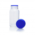 DWK Life Sciences KIMBLE® GLS 80® KimCote® Laboratory Bottle, GLS80 Plastic Coated, 500 mL