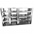 2" Stainless Steel Cryo Rack 56cm X 33cm X 14cm