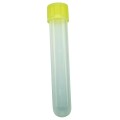Dynalon® 15mL Cylindrical Test Tube with Yellow Screw Cap