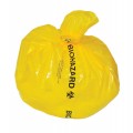 MicroNova 30 Gallon Sterile Biohazard Bags with Flat Seal Bottom, 4 Mil, 32" x 40"