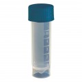 Corning Axygen® 5 mL Self Standing Screw Cap Transport Tube with Blue Cap, Clear, Nonsterile, 1000 Tubes and Caps/Case