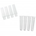 Corning Axygen® 0.1 mL Polypropylene PCR Tube Strips and Caps, 4 Tubes/Strip, 4 Caps/Strip, Clear, Nonsterile