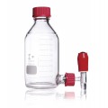 DWK Life Sciences DURAN® Aspirator Bottle, with GL 45 screw cap and GL 32 bottom stopcock, 1000 mL
