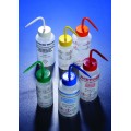 AZLON® Wash Bottle, wide neck, multi-lingual, non-vented, LDPE, 500mL