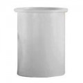 Ronco Plastics 14" Long 10 Gallon Polypropylene Open Top Batch Storage Tank with Cover