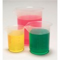 United Scientific™ BEAKERS, WIDE SPOUT, PP