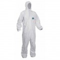 DuPont Tyvek 400 Hooded Coverall, White