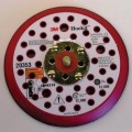 3M™ Hookit™ Clean Sanding Low Profile Disc Pad 20353, 5 in x 3/8 in x 5/16-24 External 44 Holes Red Foam, 10 per case