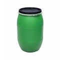 Plastic Drum with/Lid Green, food grade