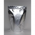 11” x 16.2” x 5.75” OD Silver Mylar Foil Stand Up Pouch