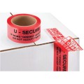 U-Secure Security Tape  - 2" x 60 yds, Red