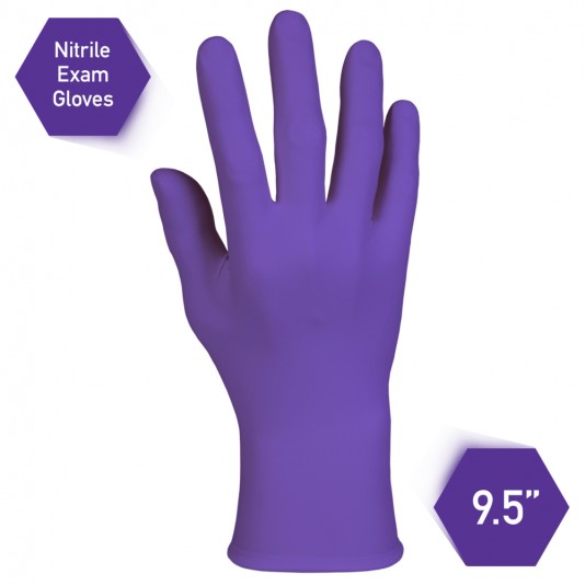 Kimberly Clark™ Purple Nitrile Gloves 9.5''
